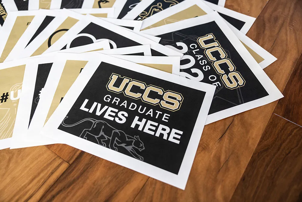 Multiple Graduate Signs