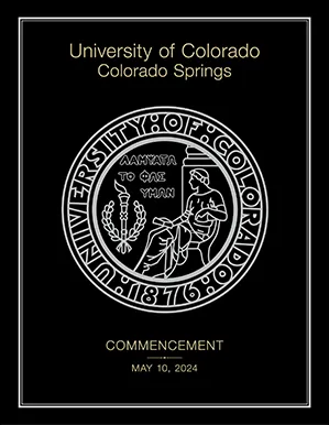 Spring 2024 Commencement Program Cover