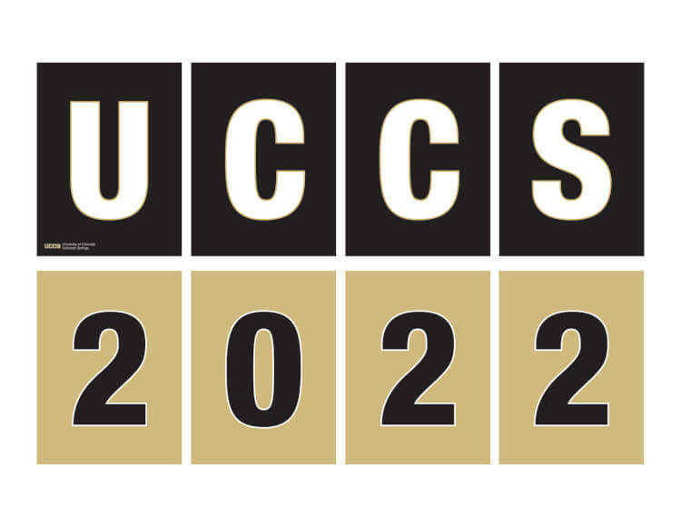 UCCS 2022 multi-page black and gold banner